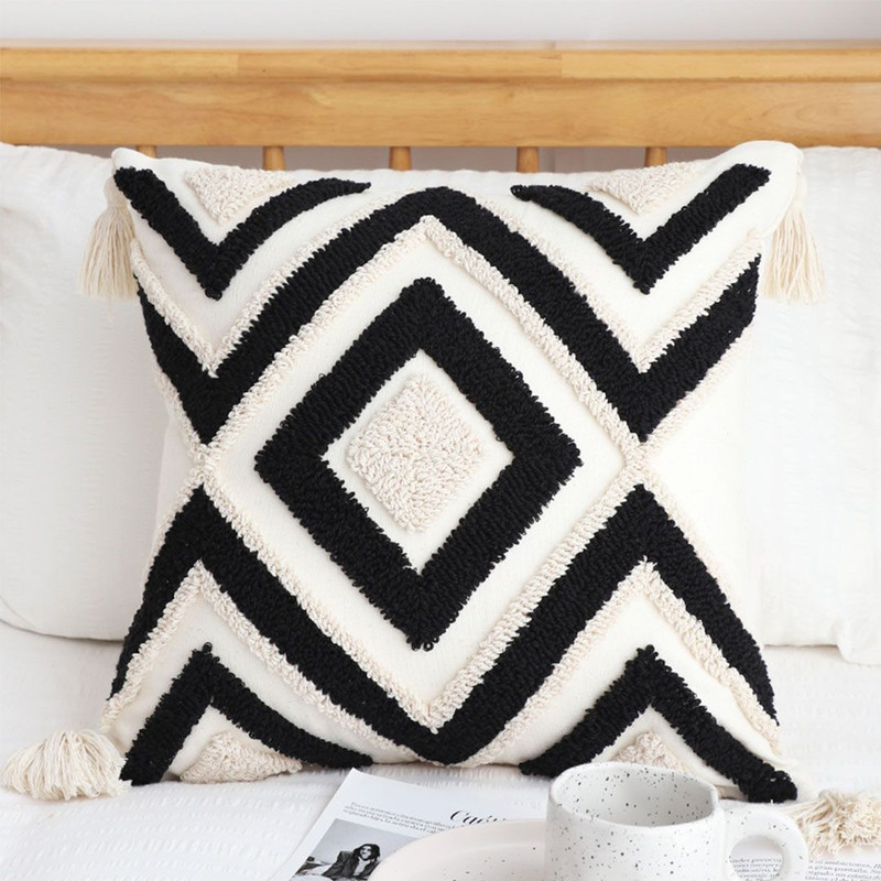 SOGA 2X 45cm Bold Tribal Geometry Pillowcase 3