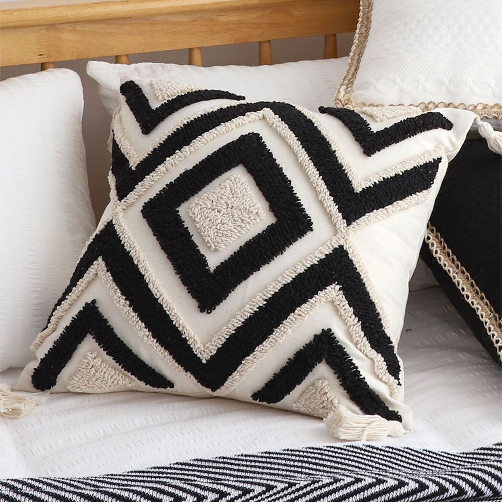 SOGA 2X 45cm Bold Tribal Geometry Pillowcase 4