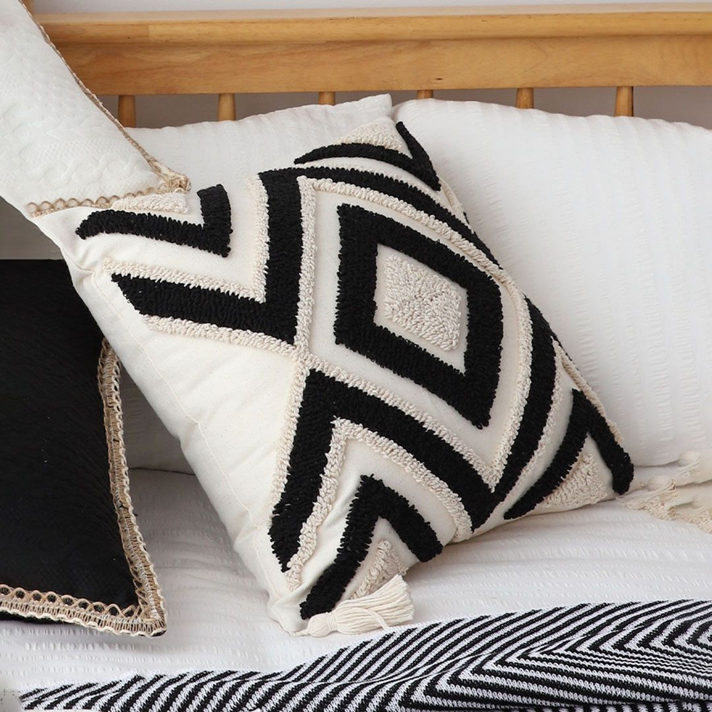 SOGA 2X 45cm Bold Tribal Geometry Pillowcase 5