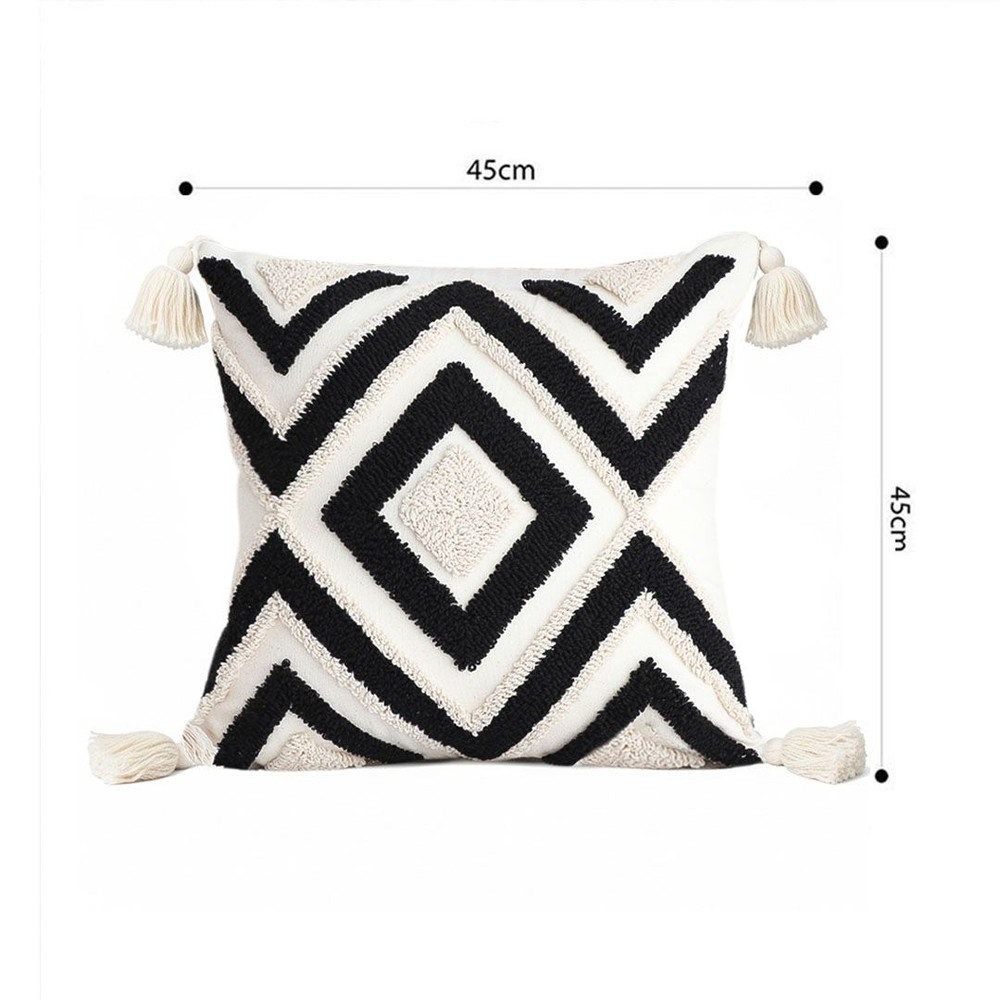SOGA 2X 45cm Bold Tribal Geometry Pillowcase 2