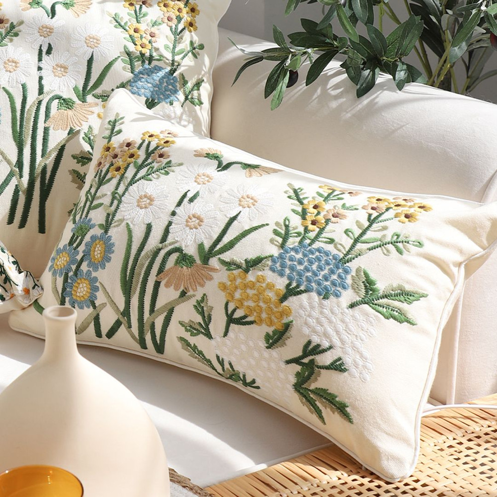 SOGA 2X 30x50cm Botanical Meadow Pillowcase 2