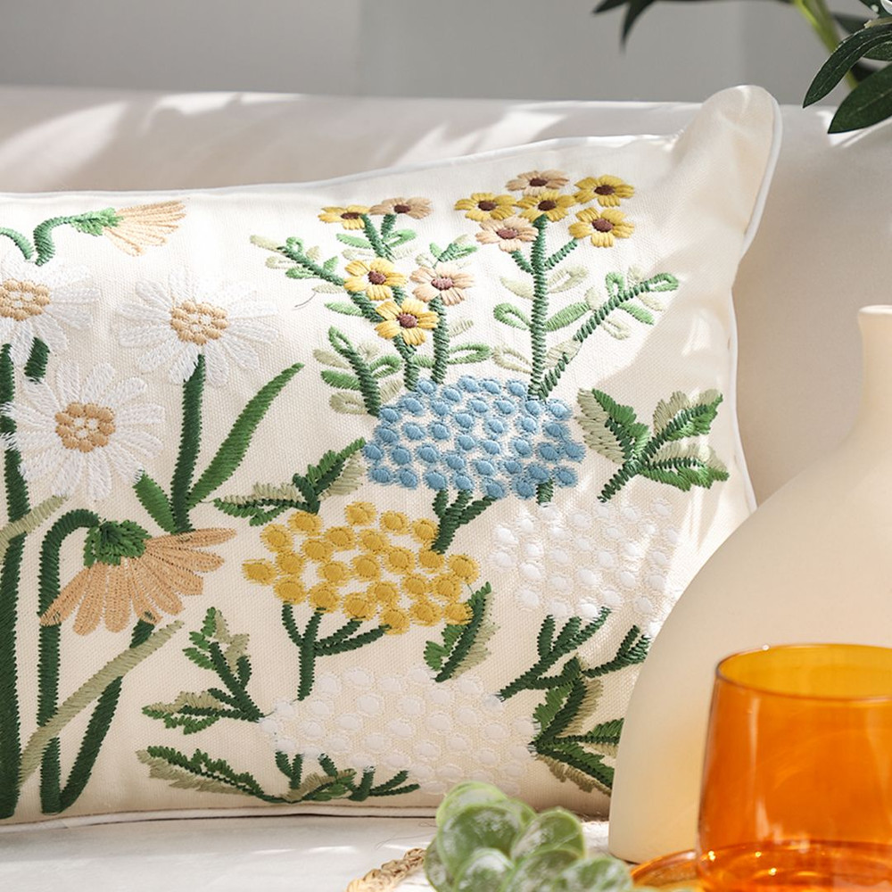 SOGA 2X 30x50cm Botanical Meadow Pillowcase 3