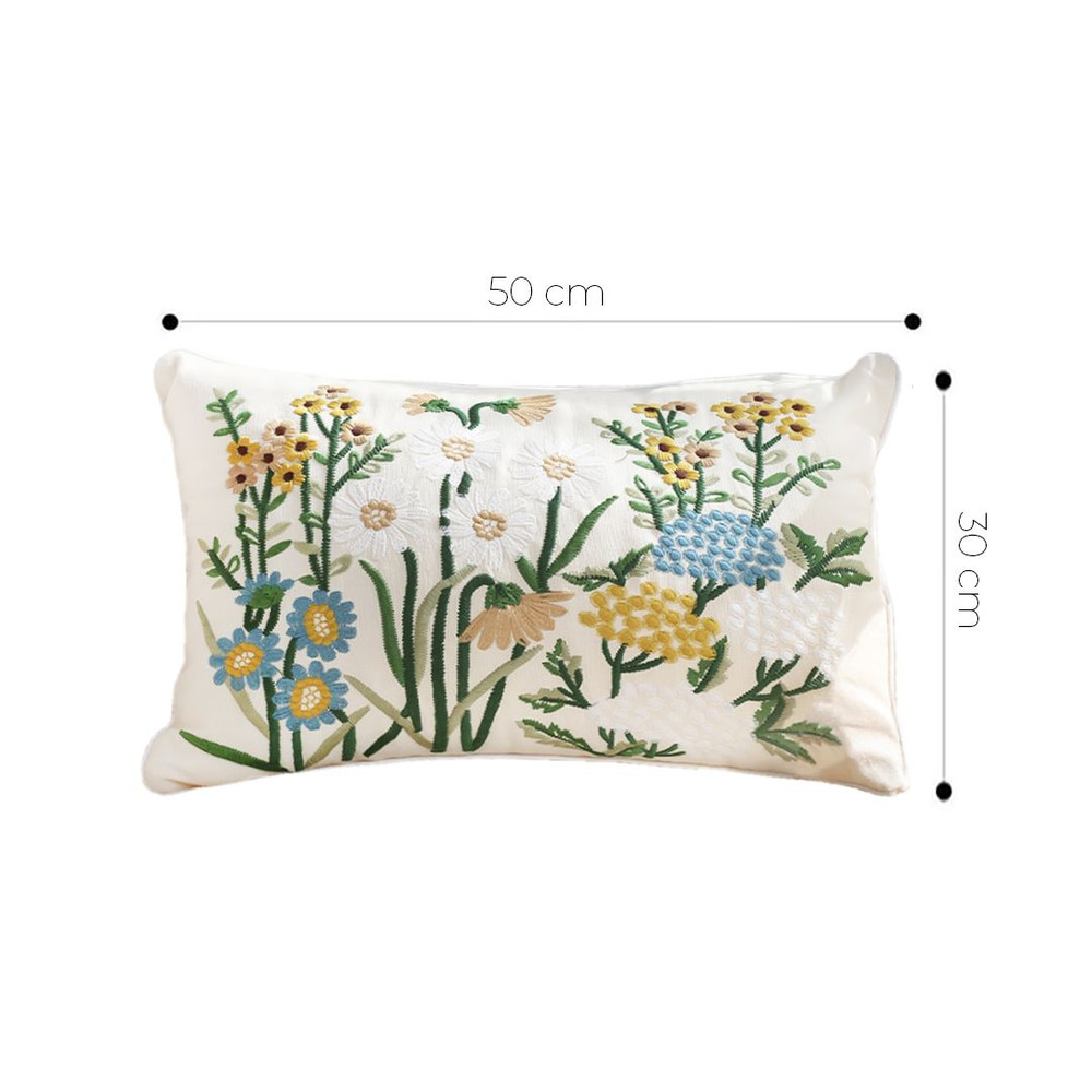 SOGA 2X 30x50cm Botanical Meadow Pillowcase 5