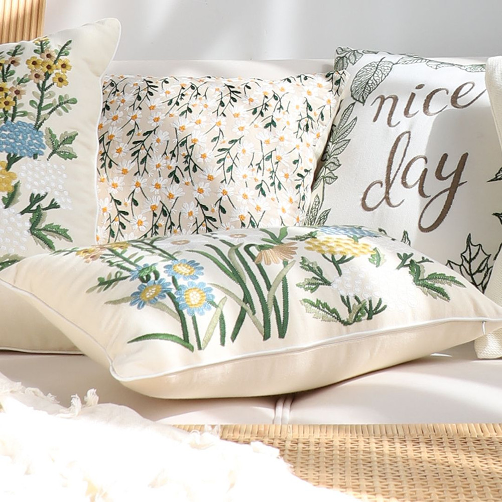 SOGA 2X 30x50cm Botanical Meadow Pillowcase 6