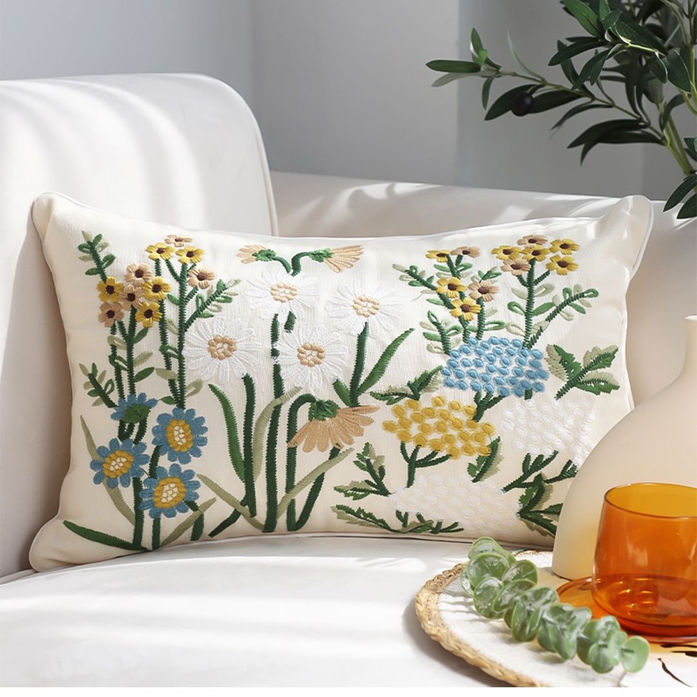 SOGA 2X 30x50cm Botanical Meadow Pillowcase 0