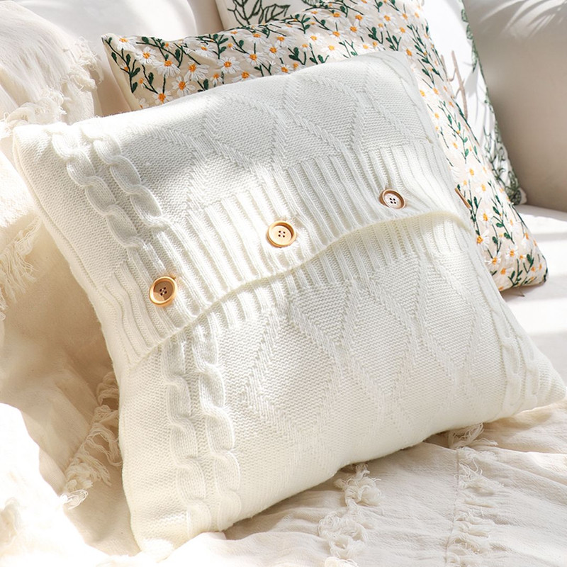 SOGA 2X 45cm Knit Comfort Pillowcase 6