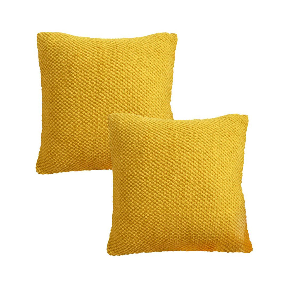 SOGA 2X 45cm Textured Sunshine Pillowcase 1
