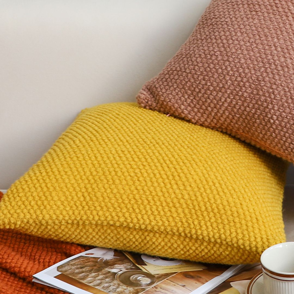 SOGA 2X 45cm Textured Sunshine Pillowcase 3