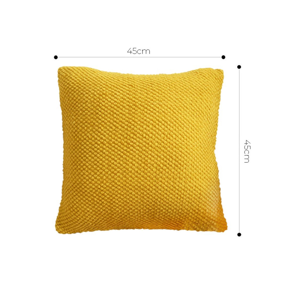 SOGA 2X 45cm Textured Sunshine Pillowcase 5