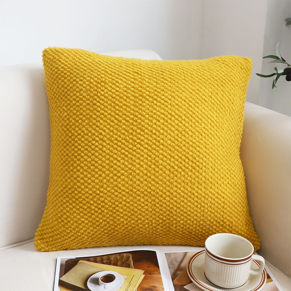 SOGA 2X 45cm Textured Sunshine Pillowcase 0