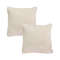 SOGA 2X 45cm Textured Cream Pillowcase 1