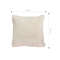 SOGA 2X 45cm Textured Cream Pillowcase 2