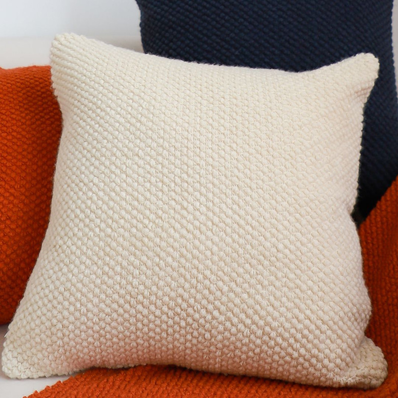 SOGA 2X 45cm Textured Cream Pillowcase 6