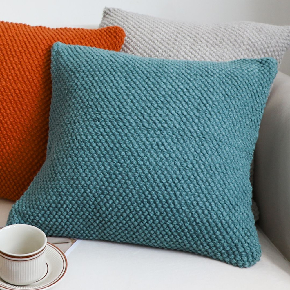 SOGA 2X 45cm Textured Teal Pillowcase 2