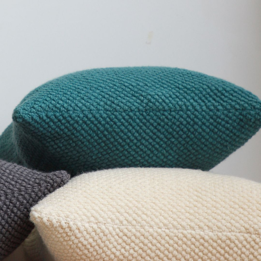 SOGA 2X 45cm Textured Teal Pillowcase 4