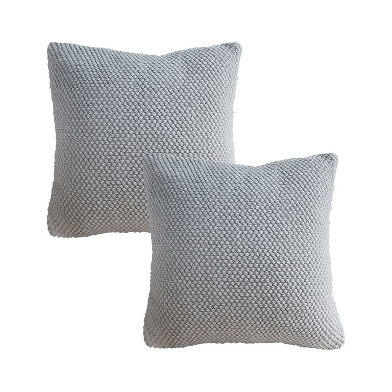 SOGA 2X 45cm Textured Stone Pillowcase 1