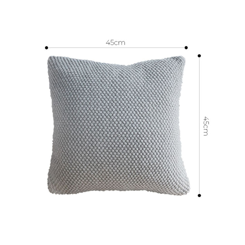 SOGA 2X 45cm Textured Stone Pillowcase 2