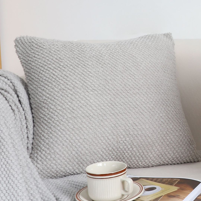 SOGA 2X 45cm Textured Stone Pillowcase 5