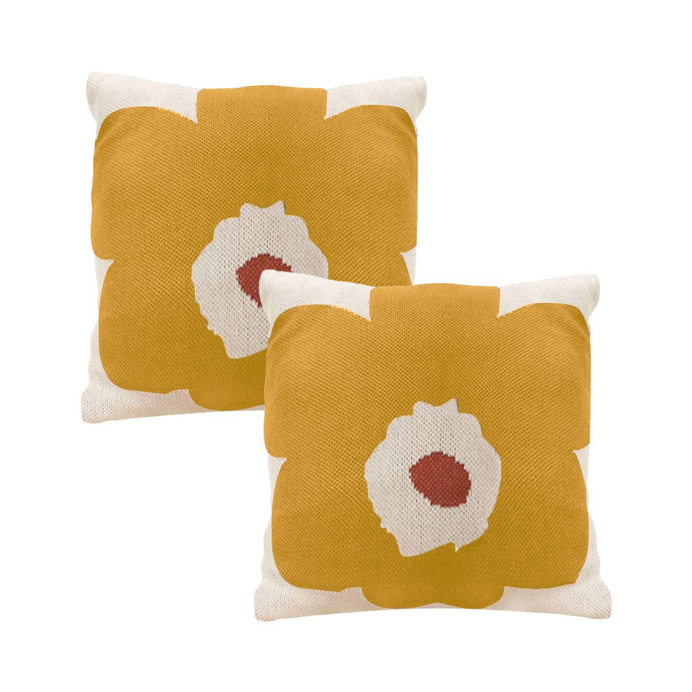 SOGA 2X 45cm Sunshine Bloom Pillowcase 1