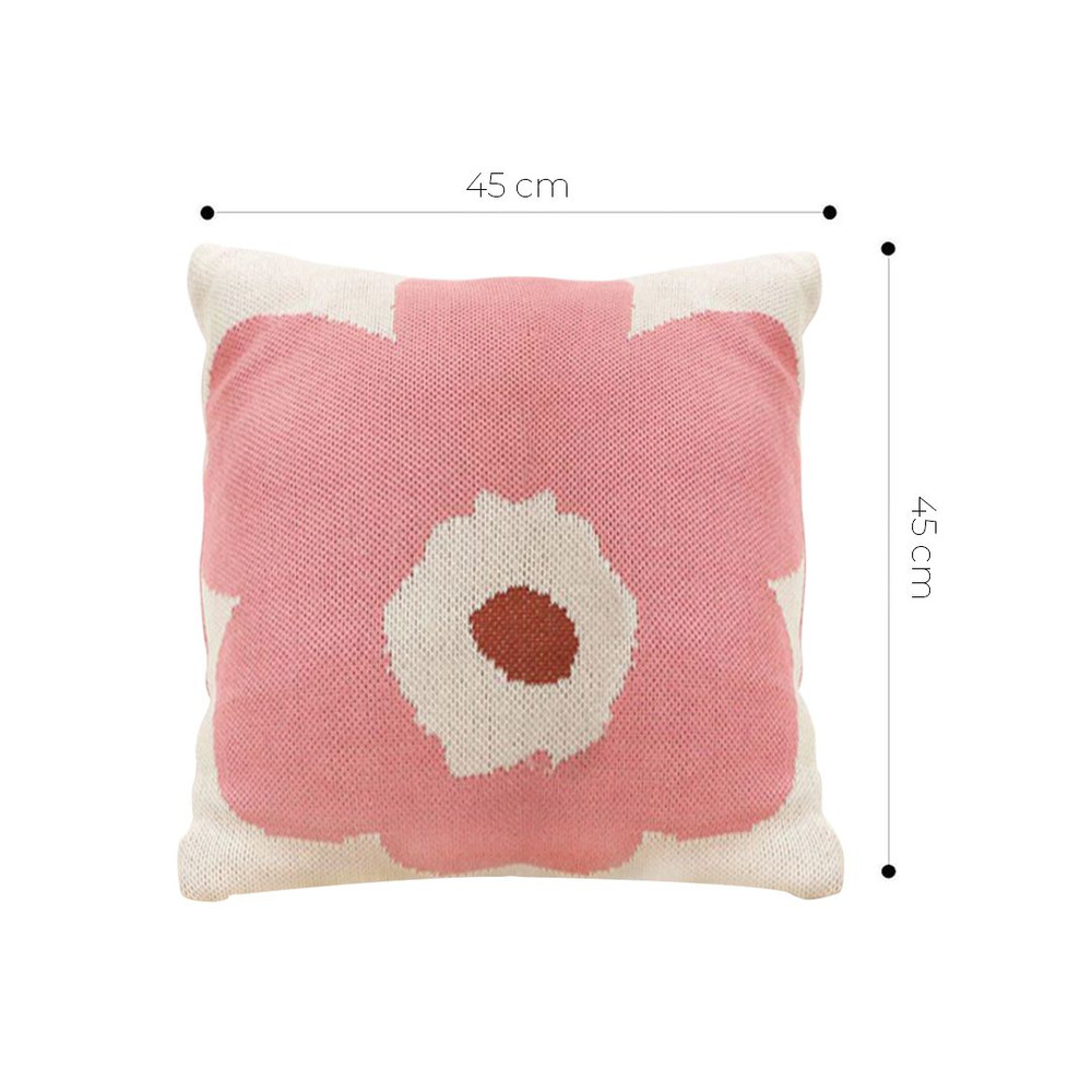 SOGA 2X 45cm Blush Bloom Pillowcase 2