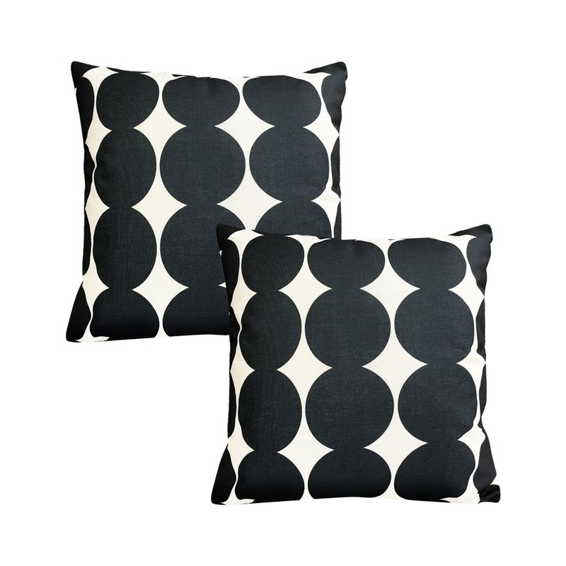 SOGA 2X 45cm Polka Dot Modern Pillowcase 1