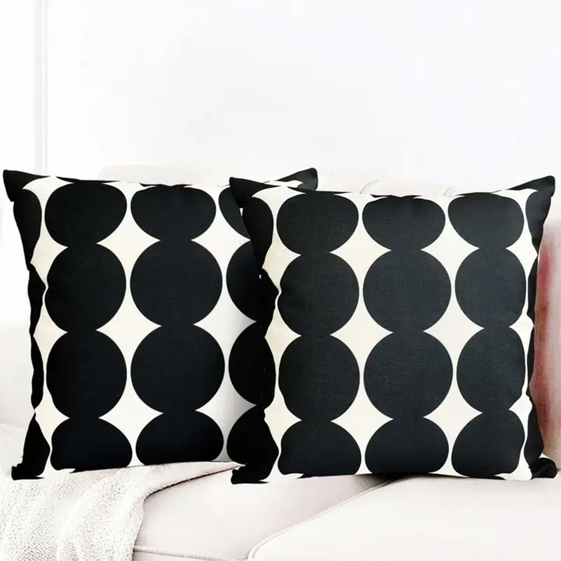 SOGA 2X 45cm Polka Dot Modern Pillowcase 3