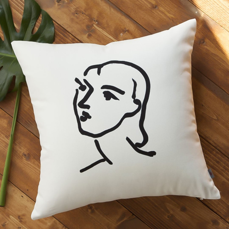 SOGA 2X 45cm Abstract Portrait Pillowcase 6