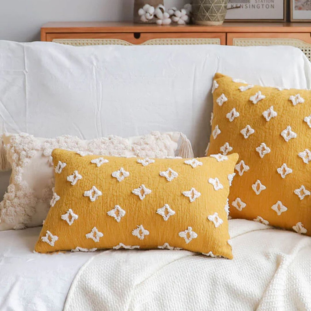 SOGA 2X 30x50cm Diamond Pattern Pillowcase 3