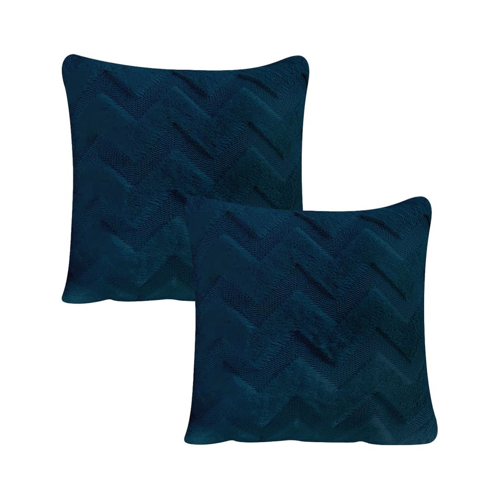 SOGA 2X 45cm Chevron Luxe Pillowcase 1