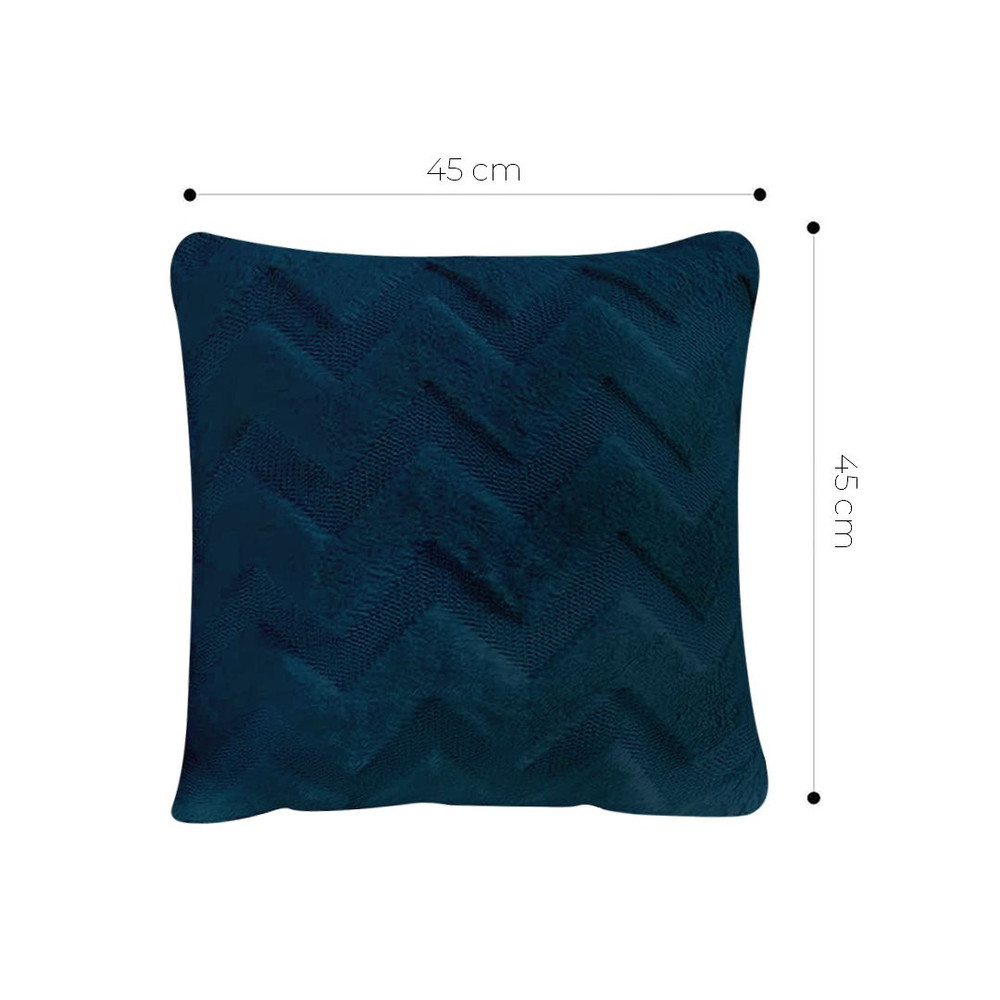 SOGA 2X 45cm Chevron Luxe Pillowcase 2