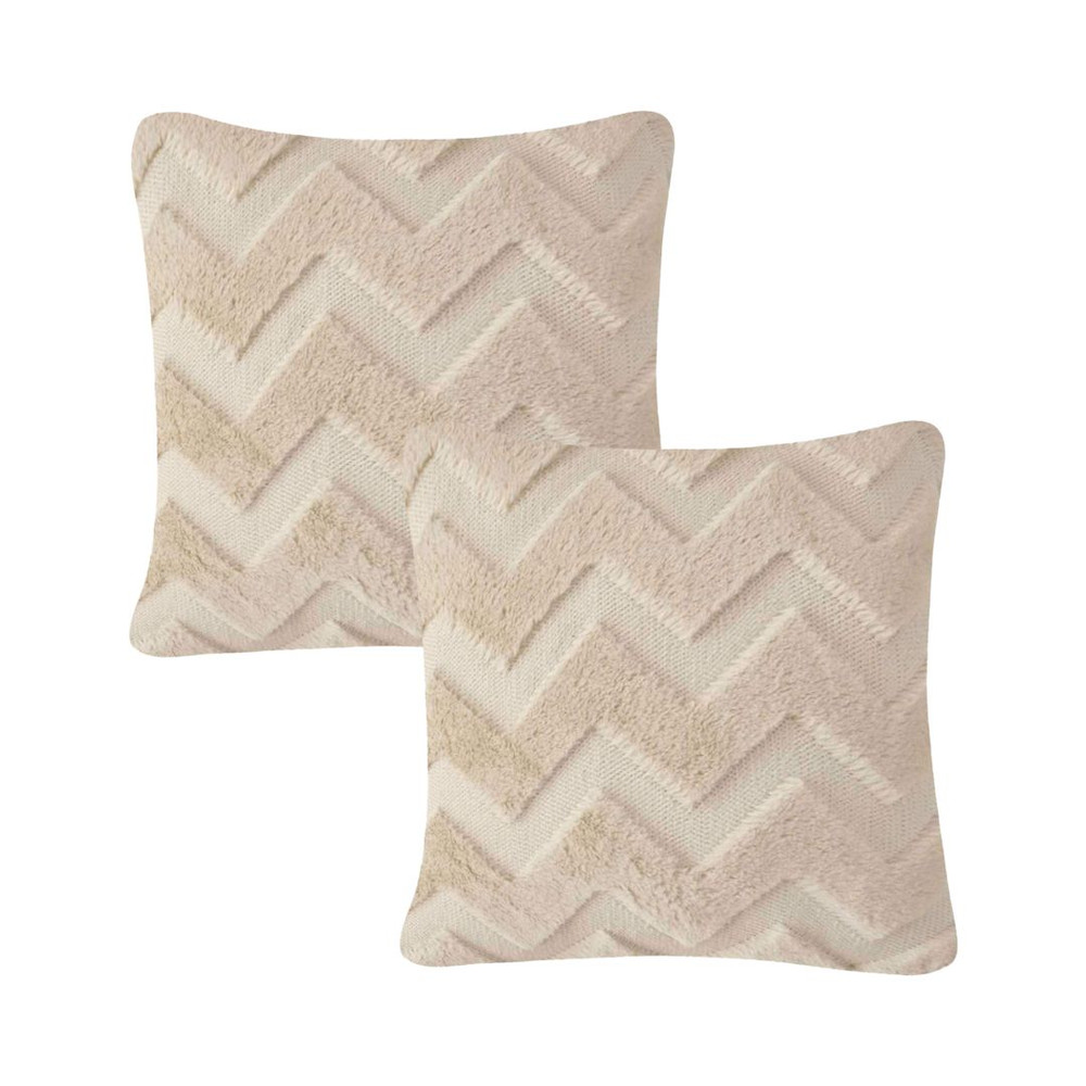 SOGA 2X 45cm Chevron Earth Pillowcase 1