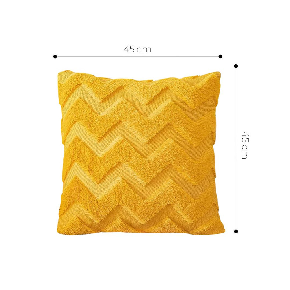 SOGA 2X 45cm Chevron Sunshine Pillowcase 2