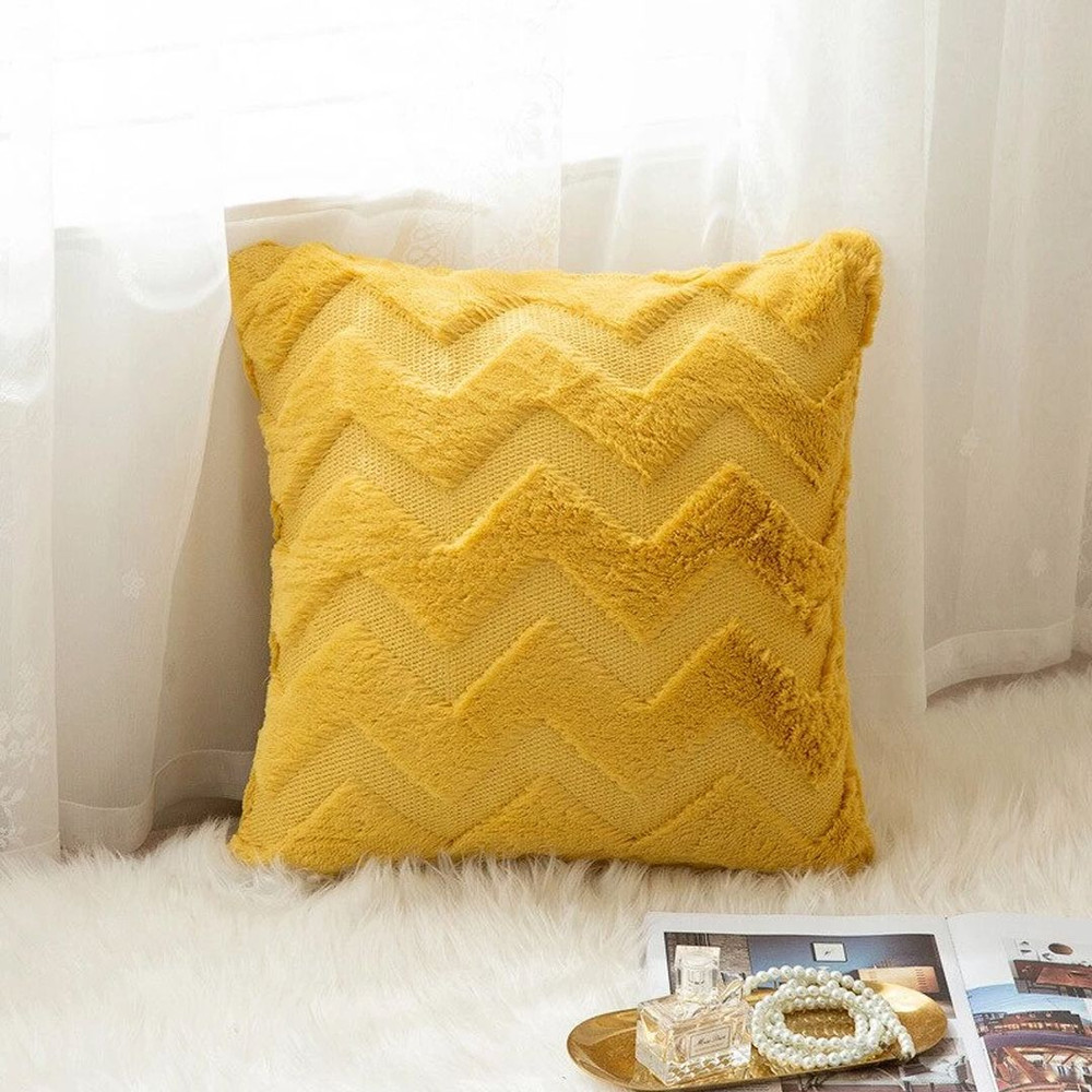 SOGA 2X 45cm Chevron Sunshine Pillowcase 6