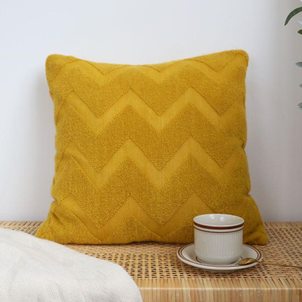 SOGA 2X 45cm Chevron Sunshine Pillowcase 0