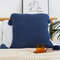 SOGA 2X 50cm Chunky Knit Pillowcase Navy Blue 5