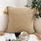 SOGA 2X 50cm Chunky Knit Pillowcase Warm Beige 3