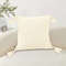 SOGA 2X 50cm Textured Pillowcase Cream White 5