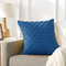 SOGA 2X 45cm Scalloped Wave Pillowcase Navy Blue 0