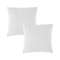 SOGA 2X 45cm Scalloped Wave Pillowcase Pure White 1