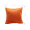 SOGA 2X 45cm Velvet Pillowcase Vibrant Orange 2