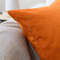 SOGA 2X 45cm Velvet Pillowcase Vibrant Orange 5
