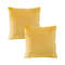 SOGA 2X 45cm Velvet Pillowcase Golden Yellow 1