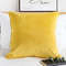 SOGA 2X 45cm Velvet Pillowcase Golden Yellow 6