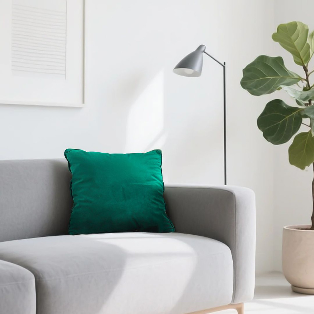 SOGA 2X 45cm Velvet Pillowcase Emerald Green 6