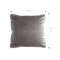 SOGA 2X 45cm Velvet Pillowcase Dove Gray 5