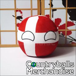 Countryballs - Denmark Danish Plushie