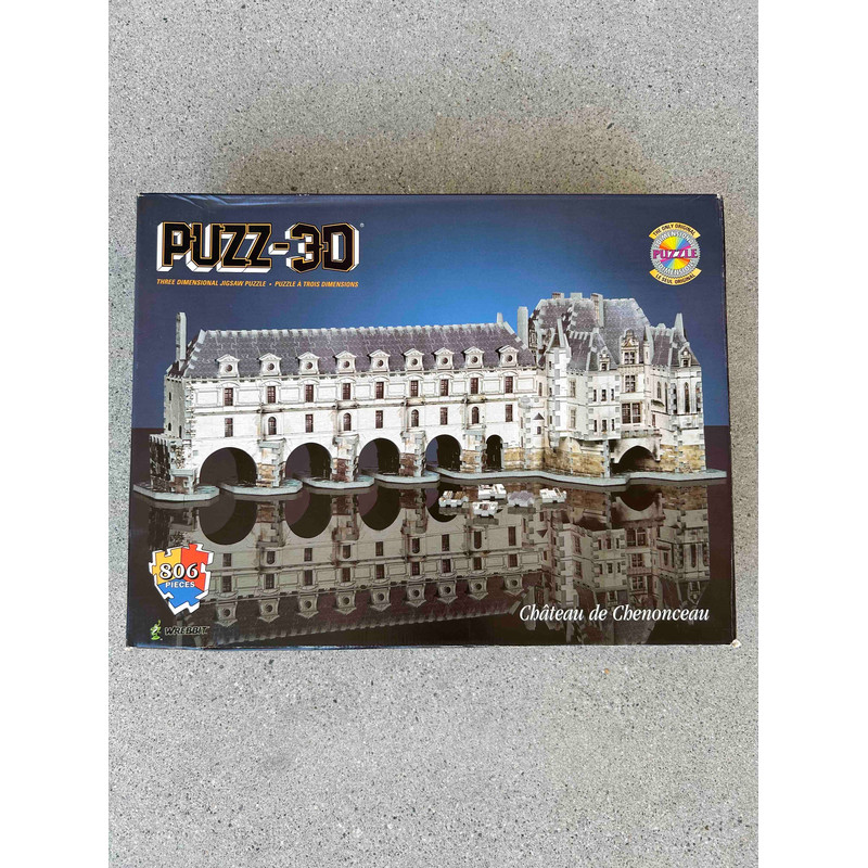 Puzz3D Jigsaw Puzzle Chateau De Chenonceau  806 Pcs USED 0