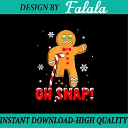 PNG ONLY Oh Snap Gingerbread Christmas Xmas Png, Gingerbread Candy Cane Holiday Png, Christmas Png, Digital Download