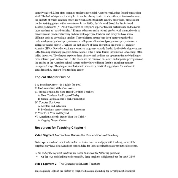 Solution Manual For Teachers Schools and Society A Brief Int Inspire
