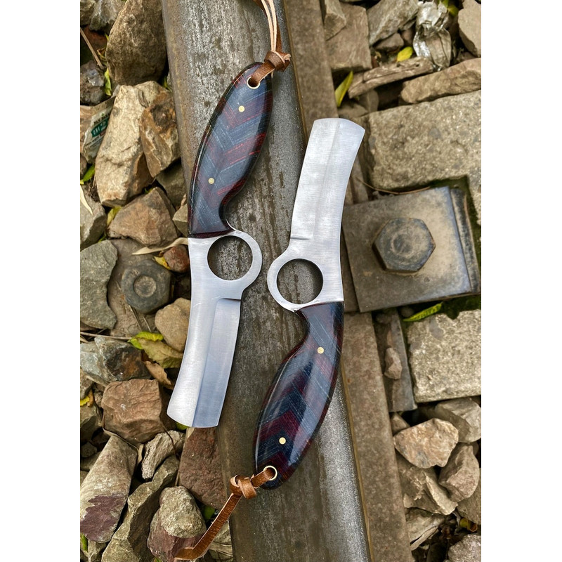 Hand Forged Bull CUtter Knifes 6